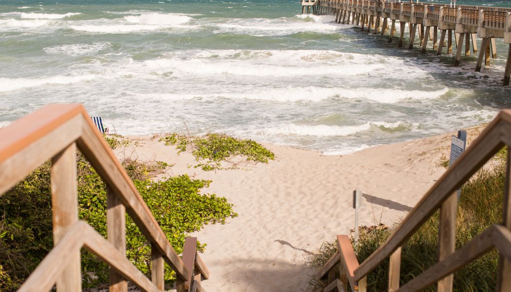 blue water beaches in florida